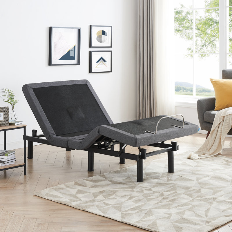 Alwyn Home Zero Gravity Adjustable Bed Base With Wireless Remote Small